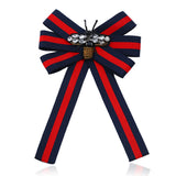 Striped Woven Bow Tie