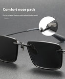 UV-proof Pure Titanium DTX416 With Myopic Glasses