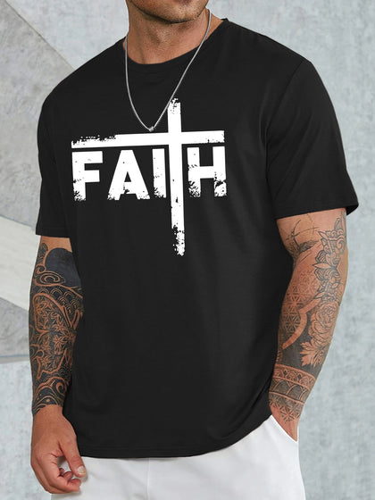 Large Men's Casual Fashion  Faith Pattern