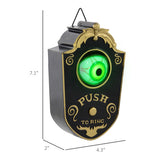 Halloween Decoration, Animation Doorbell With Simulation Light-up Eyeball,