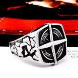 Men's Vintage Alloy Ring Silver
