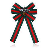 Striped Woven Bow Tie