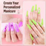 Acrylic Nail Kit With Drill, 4 Colors Gel Polish Beginners