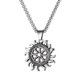 Titanium Steel Men's Necklace Stainless Steel Pendant