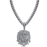 Singer Full Zircon Necklace and Pendant