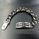 Titanium steel men's bracelet
