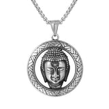 Tathagata Men's Titanium Steel Pendant