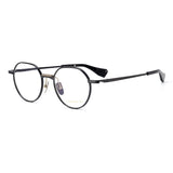 Ultra Light Pure Titanium Vintage Round Frame Spectacle