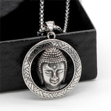 Tathagata Men's Titanium Steel Pendant