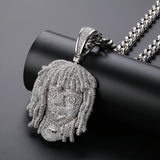 Singer Full Zircon Necklace and Pendant
