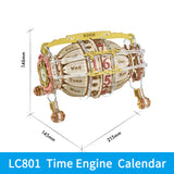 Zodiac Wall Clock 3D Wooden Puzzle Model Assembly