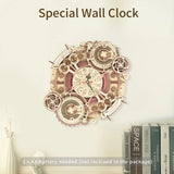 Zodiac Wall Clock 3D Wooden Puzzle Model Assembly