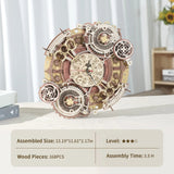 Zodiac Wall Clock 3D Wooden Puzzle Model Assembly