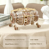 Zodiac Wall Clock 3D Wooden Puzzle Model Assembly