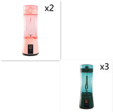 Portable Electric Fruit Juicer Wireless USB Smoothie Blender