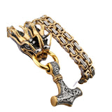 Titanium Steel Pendant Dragon Head Chain