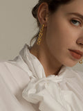 Infinity Symbol Chain Earrings