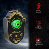 Halloween Decoration, Animation Doorbell With Simulation Light-up Eyeball,