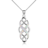 Sterling Silver Irish Celtic Knot Infinity Love Necklace Gift