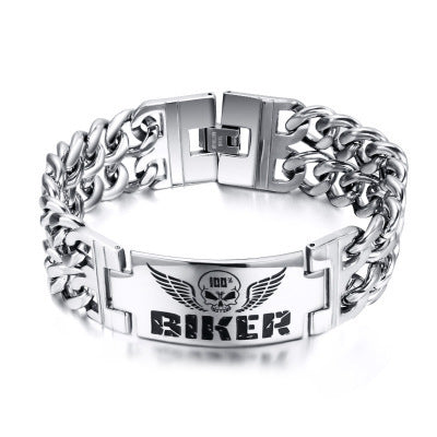 Titanium steel fashion men's bracelet