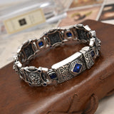 Sterling Silver LION Zircon Bracelet