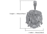 Singer Full Zircon Necklace and Pendant