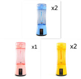 Portable Electric Fruit Juicer Wireless USB Smoothie Blender