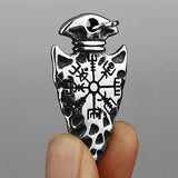 Nordic Spear Head Pendant With Helm Of Terror