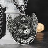 Tiger Pendant  Titanium Steel