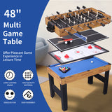 48in Folding Portable Combination Game Table  Set