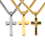 Men's Cross Pendant Titanium Steel