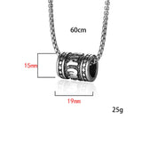 Titanium Steel Men's Necklace Stainless Steel Pendant