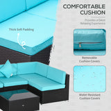 7-Piece Wicker Patio
