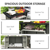 Outdoor Pool Towel Storage Cabinet Organizer