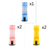 Portable Electric Fruit Juicer Wireless USB Smoothie Blender