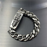Titanium steel men's bracelet
