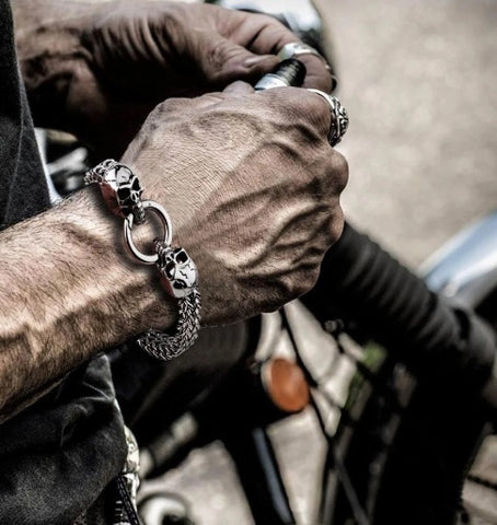 Titanium steel men's bracelet