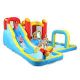 Oxford Cloth Slide Pool Trampoline Red Yellow Blue Inflatable Castle