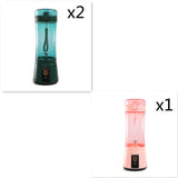 Portable Electric Fruit Juicer Wireless USB Smoothie Blender