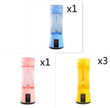 Portable Electric Fruit Juicer Wireless USB Smoothie Blender