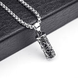 Titanium Steel Men's Necklace Stainless Steel Pendant