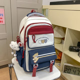Middle School High School Girl Large Capacity Backpack