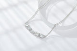 Moissanite S925 Sterling Silver And Platinum Plating