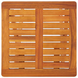 Sun Loungers 2 pcs with Table and Cushions Solid Acacia Wood