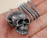 Titanium Steel Skull Men's Necklace