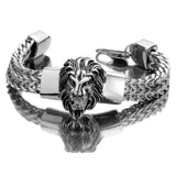 Stainless Steel Titanium Steel Lion Head