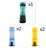 Portable Electric Fruit Juicer Wireless USB Smoothie Blender