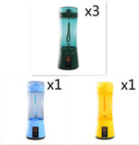 Portable Electric Fruit Juicer Wireless USB Smoothie Blender