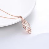 Sterling Silver Irish Celtic Knot Infinity Love Necklace Gift