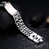 Titanium steel fashion men's bracelet